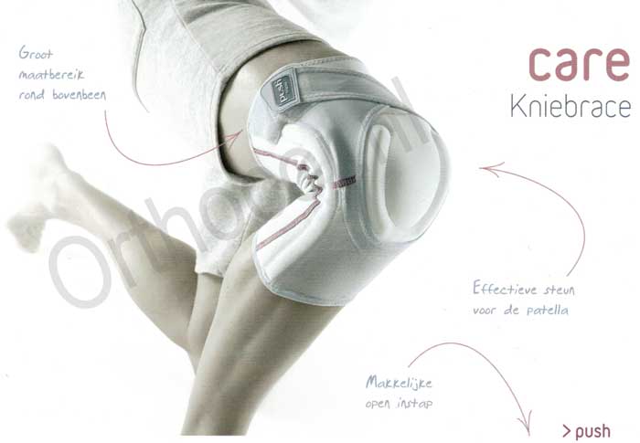 vernieuwde push care kniebrace