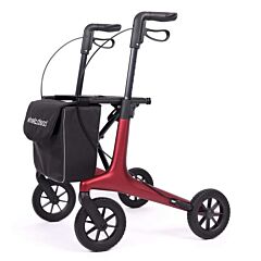 carbon rollator rood