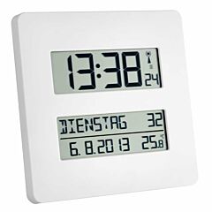 Kalenderklok met temperatuurweergave