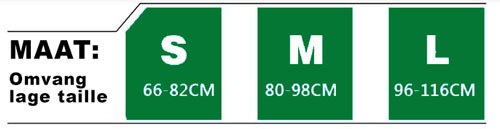 rugbandage maatvoering