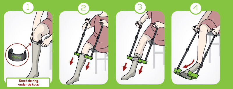 roestvrij En omringen Steve aantrekhulp kopen | Zelfstandig steunkousen uit en aantrekken