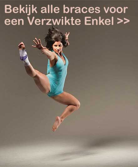 verzwikte enkel brace